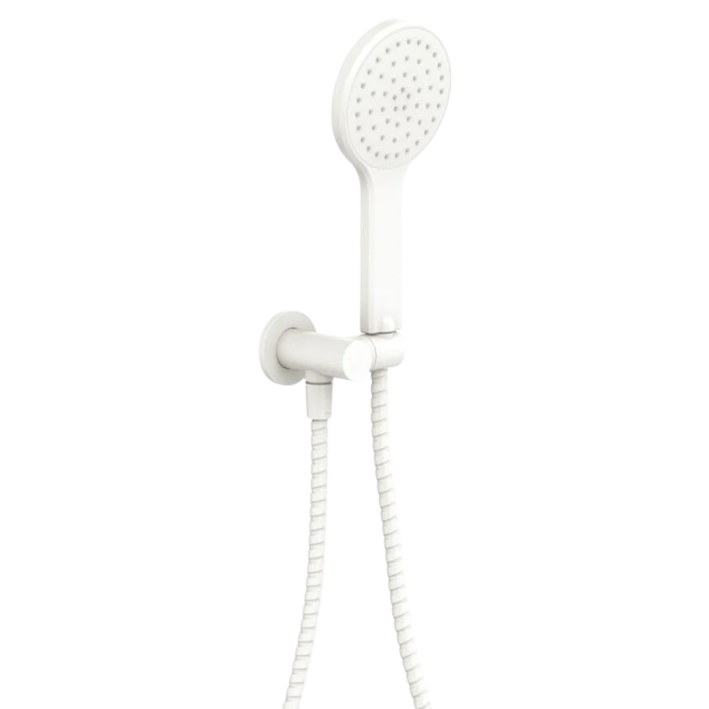 Fienza Kaya Hand Shower Round Plate Matte White - Image 3