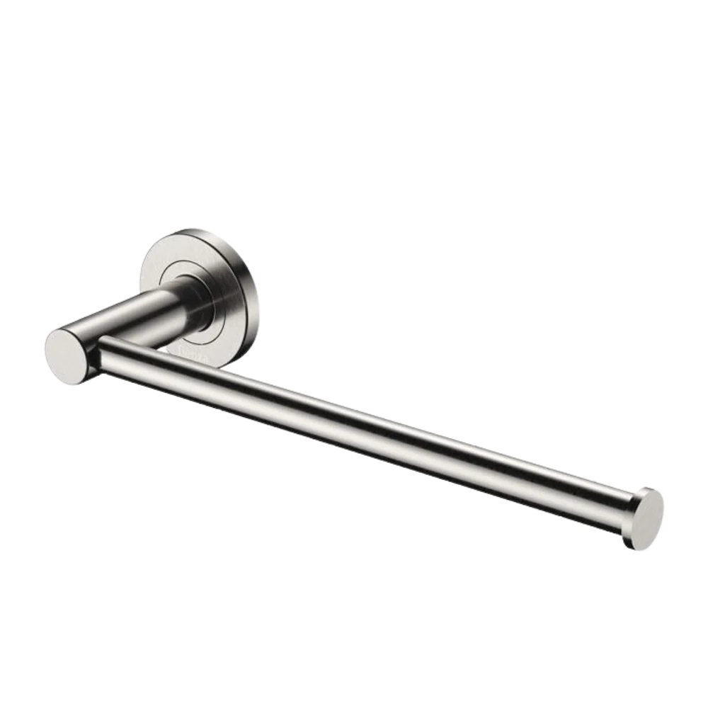 Fienza Kaya Hand Towel Rail / Toilet Roll Holder Brushed Nickel - Image 3