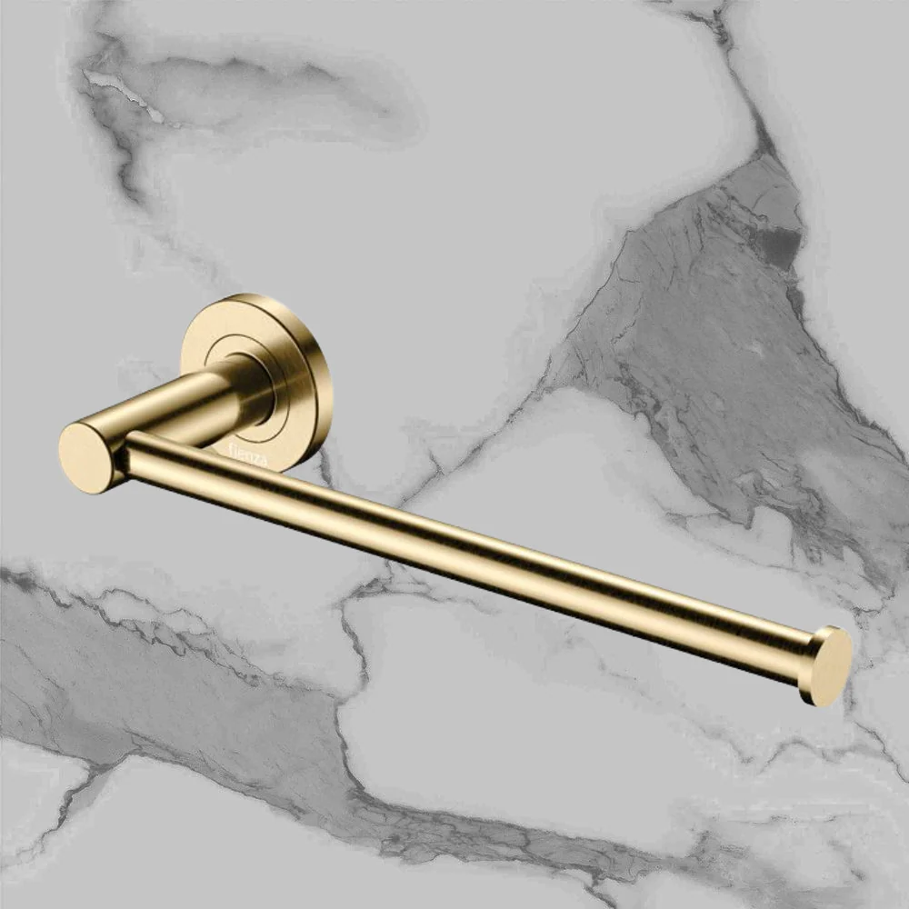 Fienza Kaya Hand Towel Rail / Toilet Roll Holder Urban Brass - Image 2