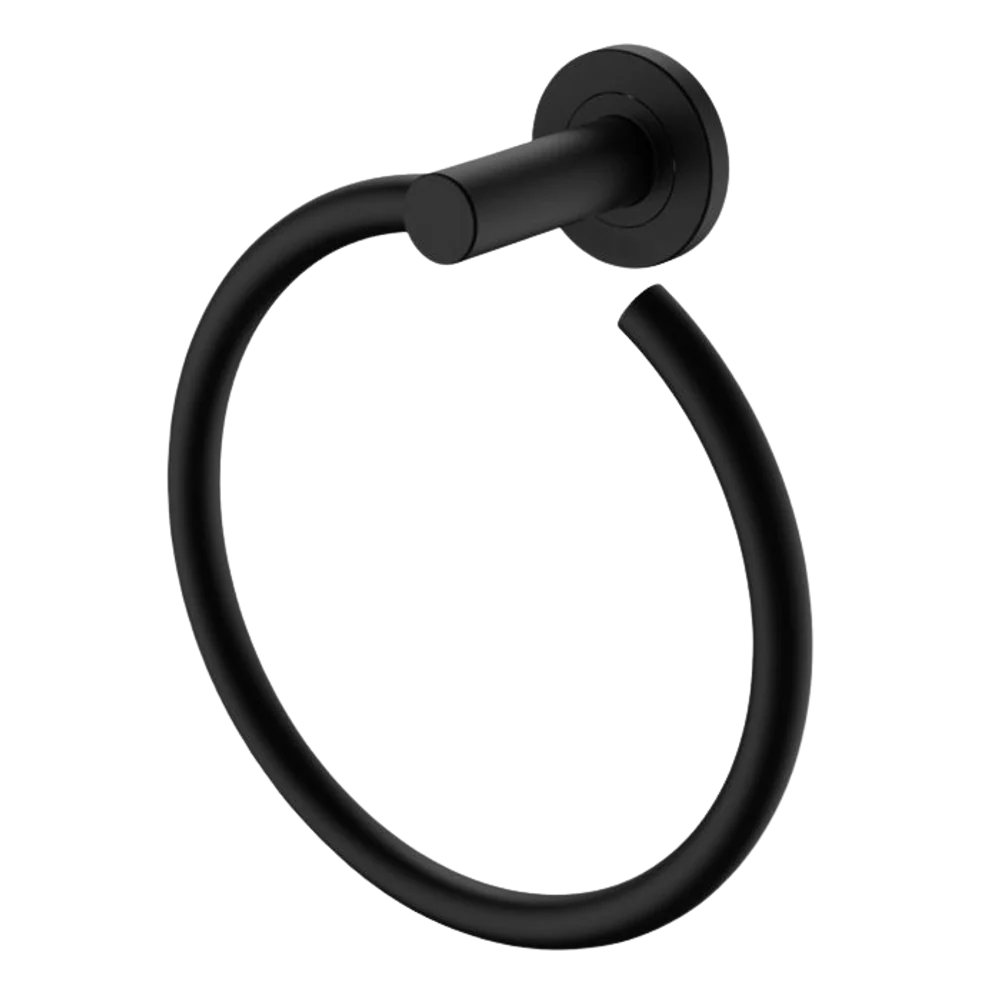 Fienza Kaya Hand Towel Ring Matte Black