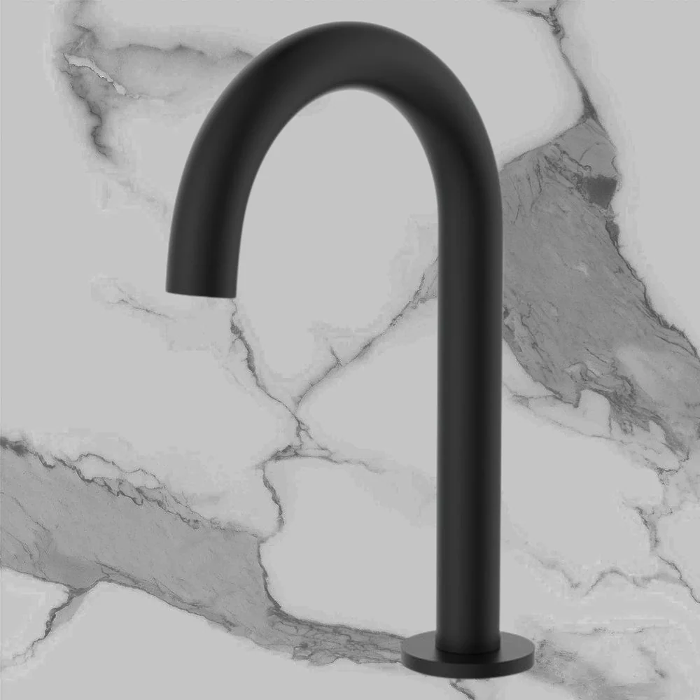 Fienza Kaya Hob-Mounted Basin/Bath Outlet Matte Black Lead Free - Image 2
