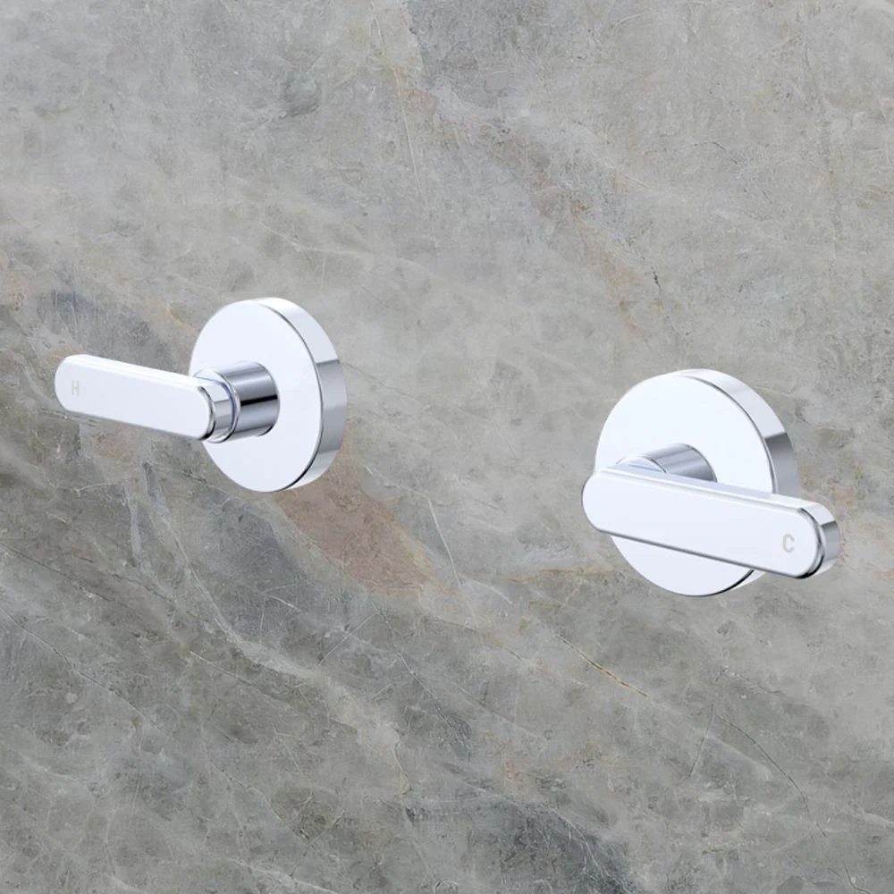 Fienza Kaya Lever Wall Taps Chrome Lead Free - Image 2