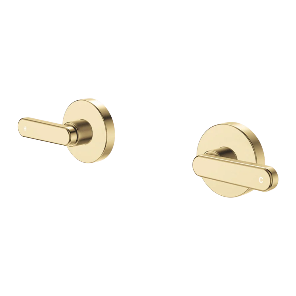 Fienza Kaya Lever Wall Taps Urban Brass Lead Free