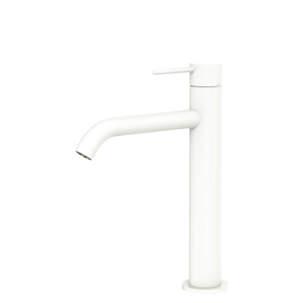 Fienza Kaya Medium Basin Mixer Matte White - Image 3