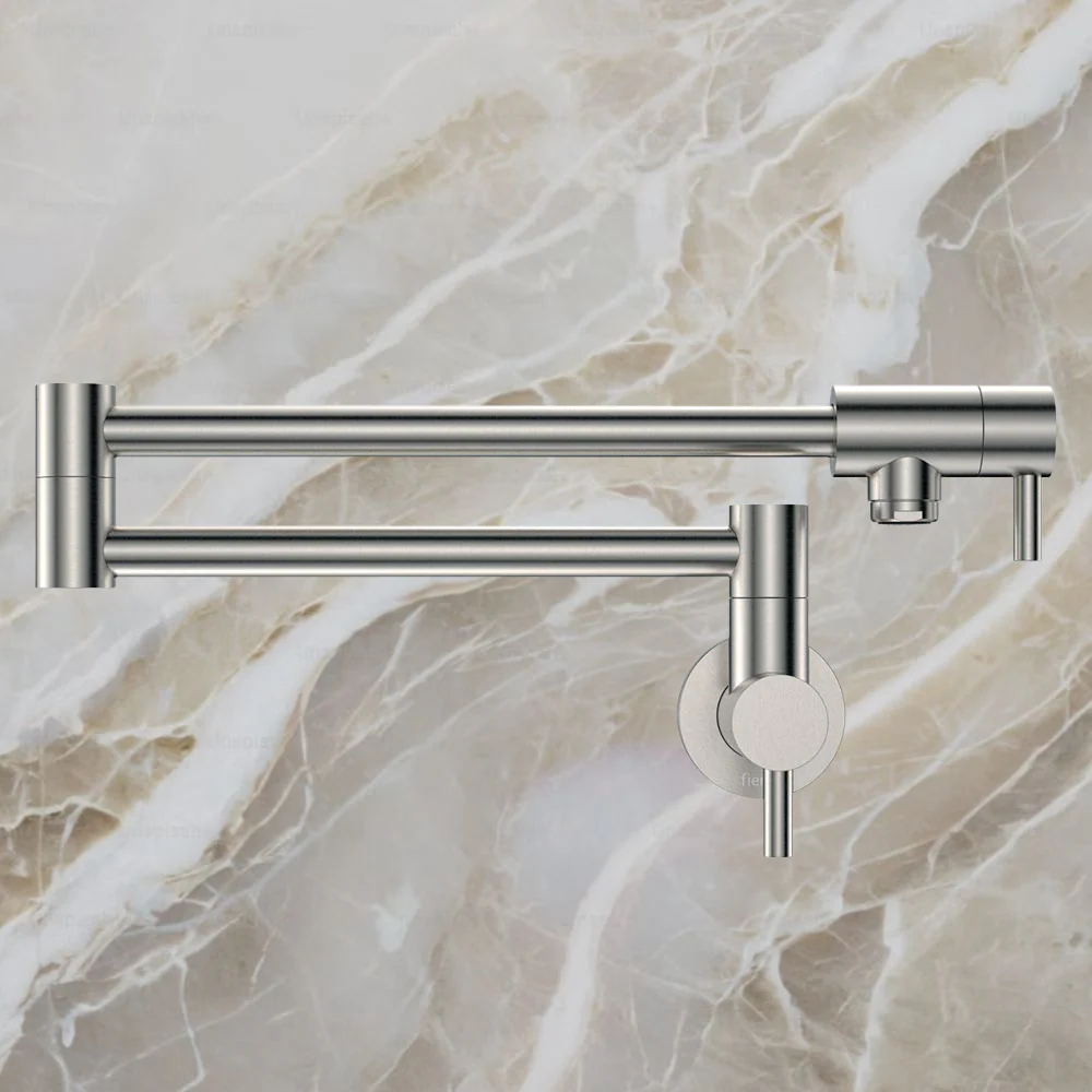 Fienza Kaya Pot Filler Brushed Nickel Lead Free - Image 2