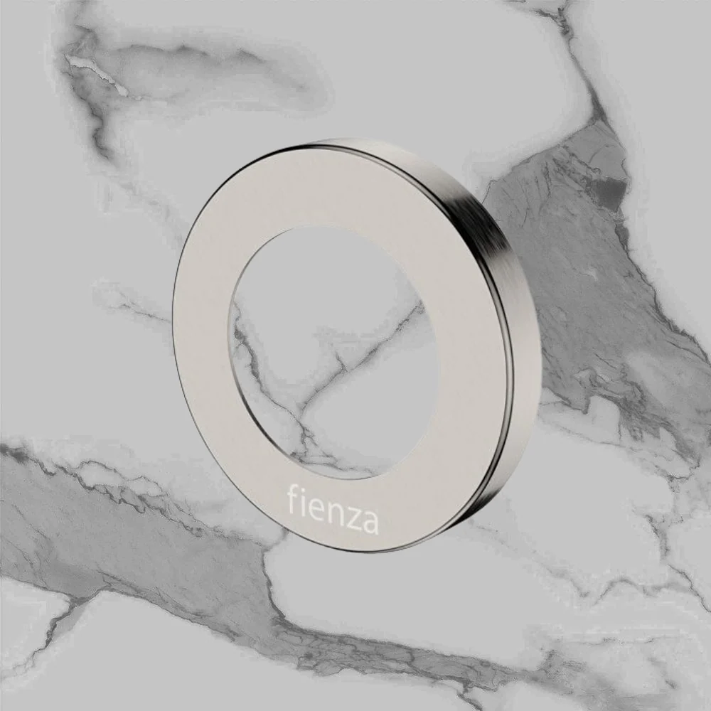 Fienza Kaya Round Cover Plate Brushed Nickel - Image 2