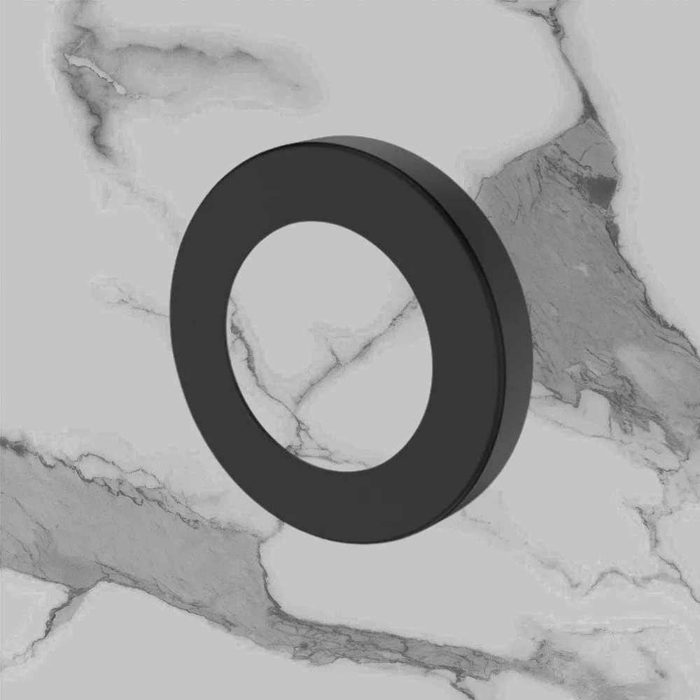 Fienza Kaya Round Cover Plate Matte Black - Image 2