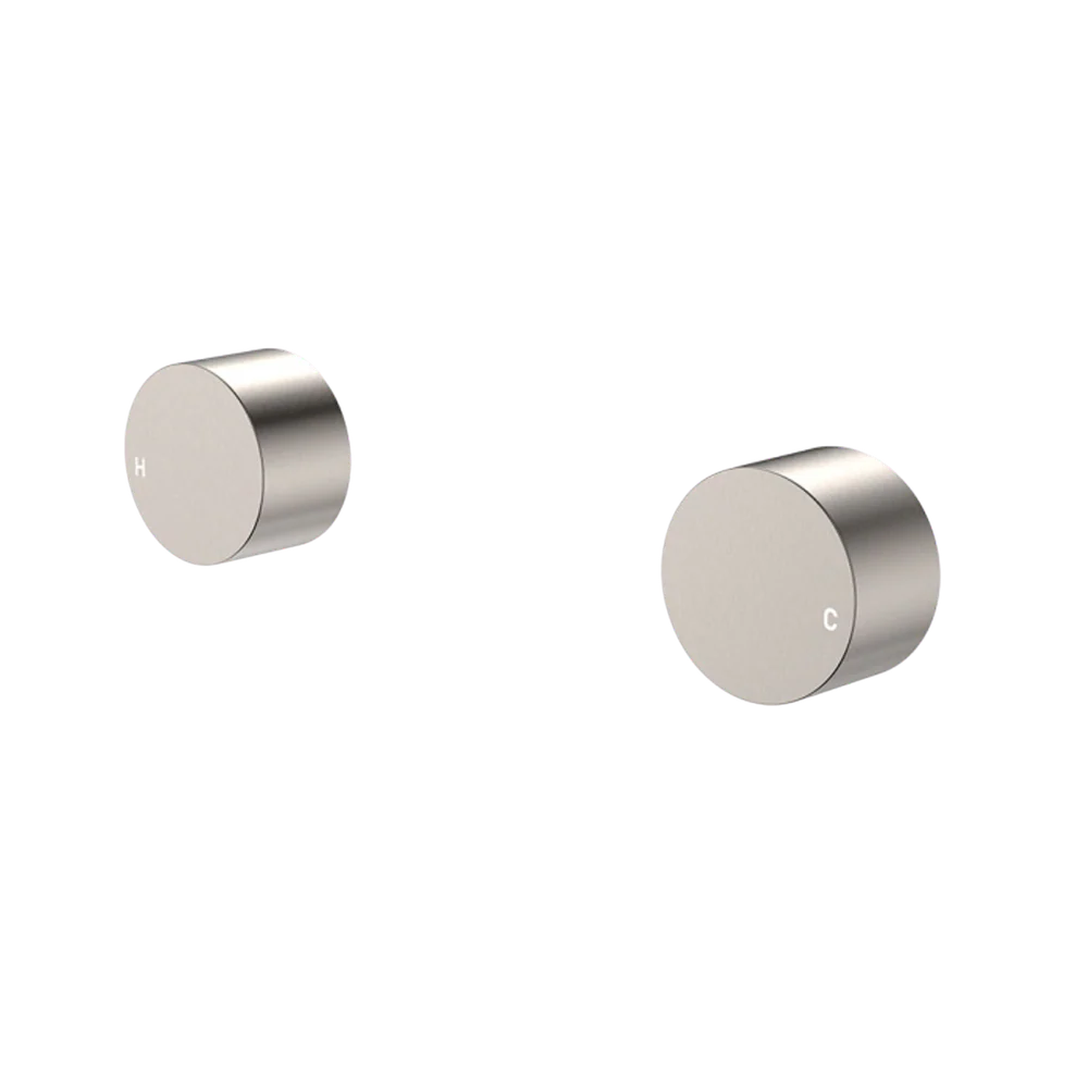 Fienza Kaya Round Wall Taps Brushed Nickel Lead Free - Image 3