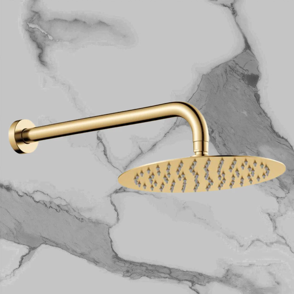 Fienza Kaya Shower Arm Set Urban Brass - Image 2