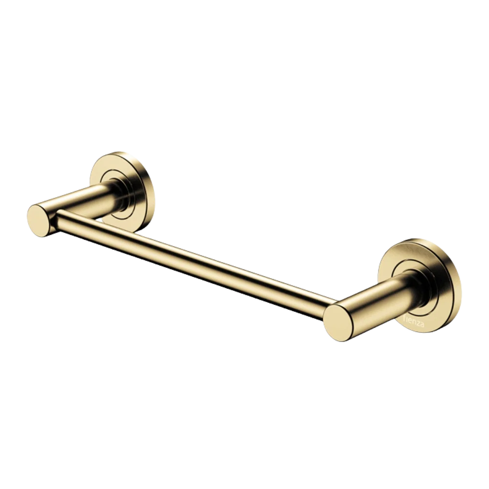 Fienza Kaya Single Towel Rail 300mm Urban Brass - Image 3