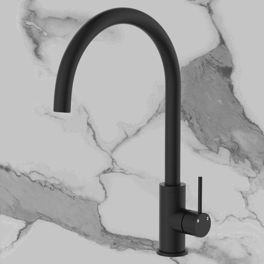 Fienza Kaya Sink Mixer Matte Black Lead Free - Image 2