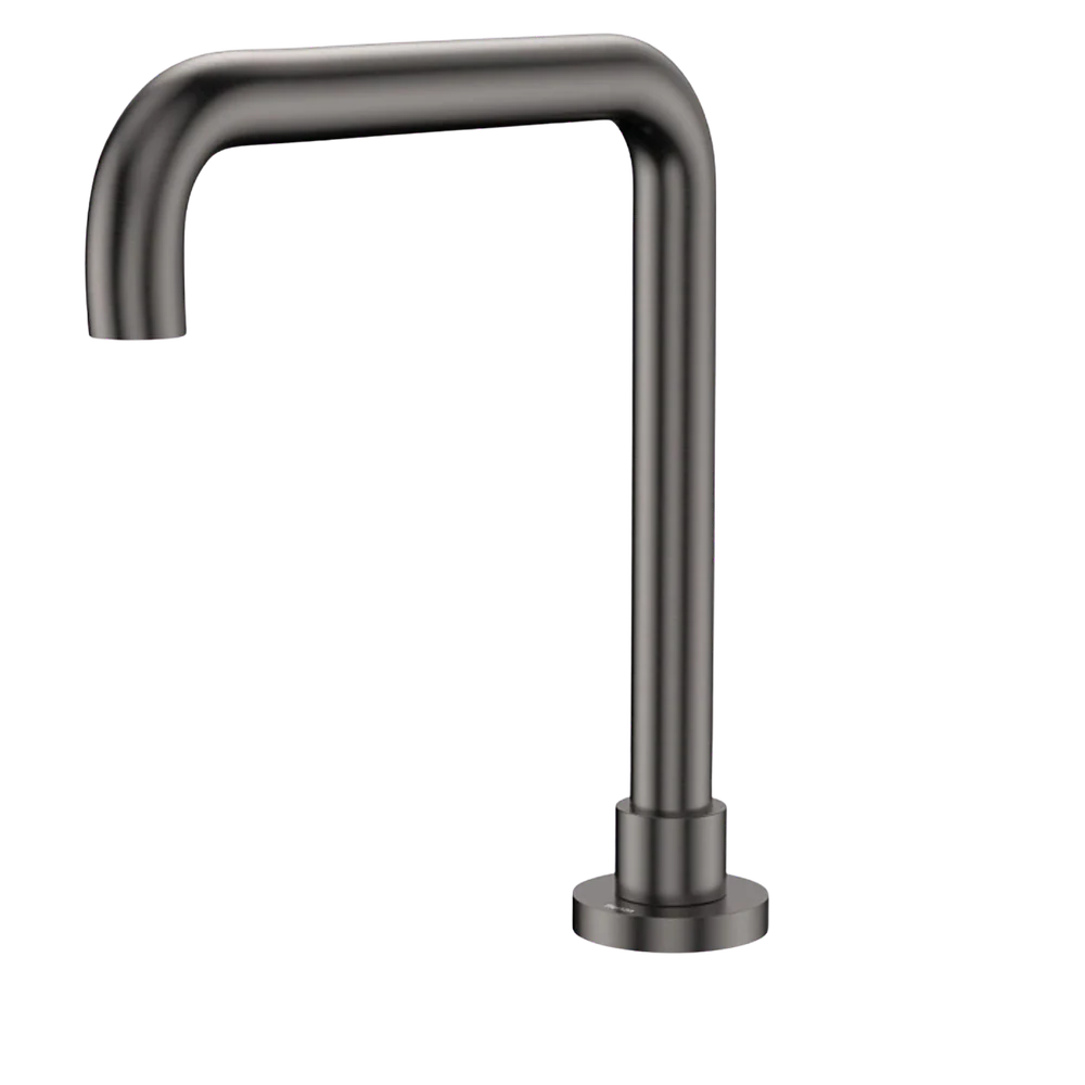 Fienza Kaya Squareline Hob Outlet Gunmetal Lead Free - Image 3