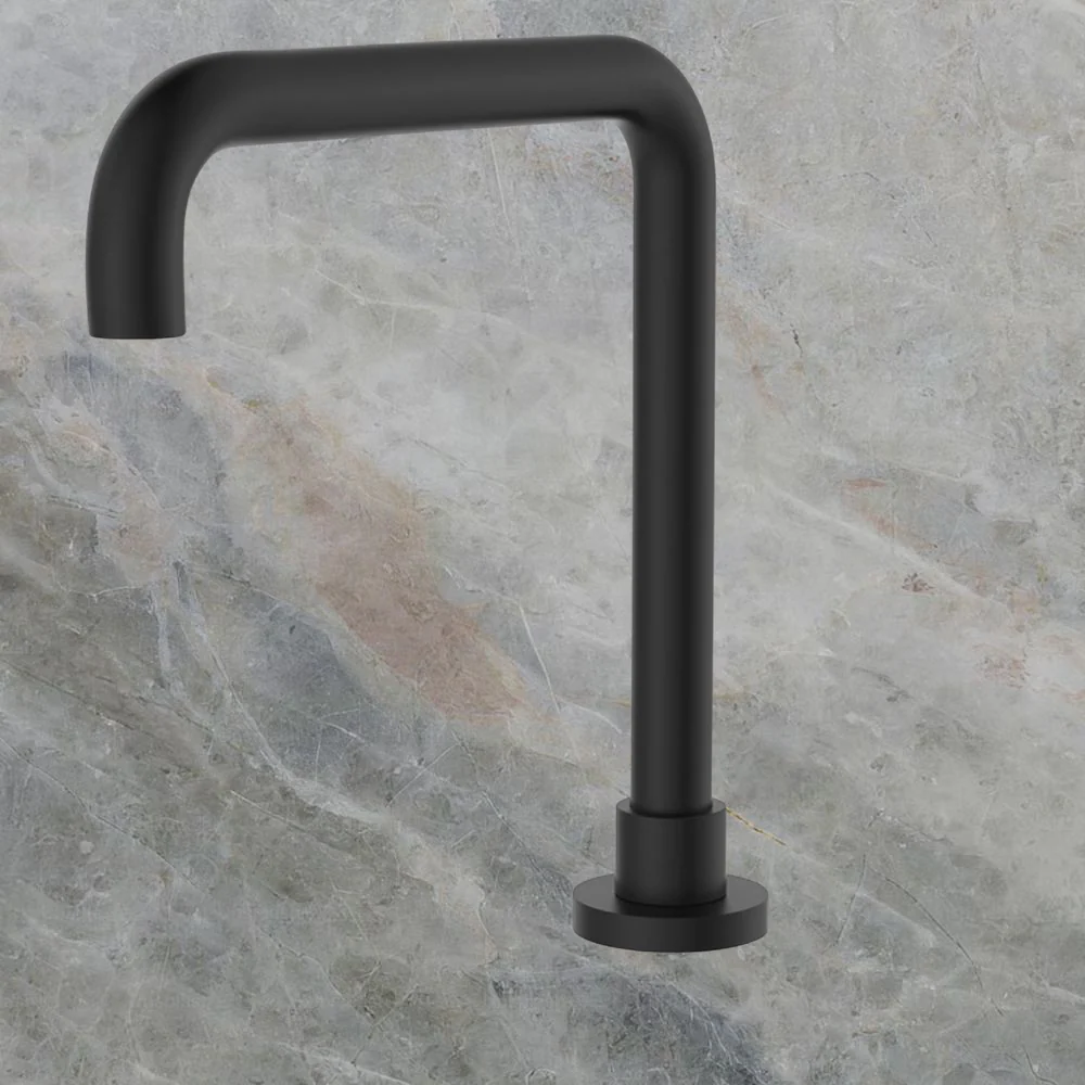 Fienza Kaya Squareline Hob Outlet Matte Black Lead Free - Image 2