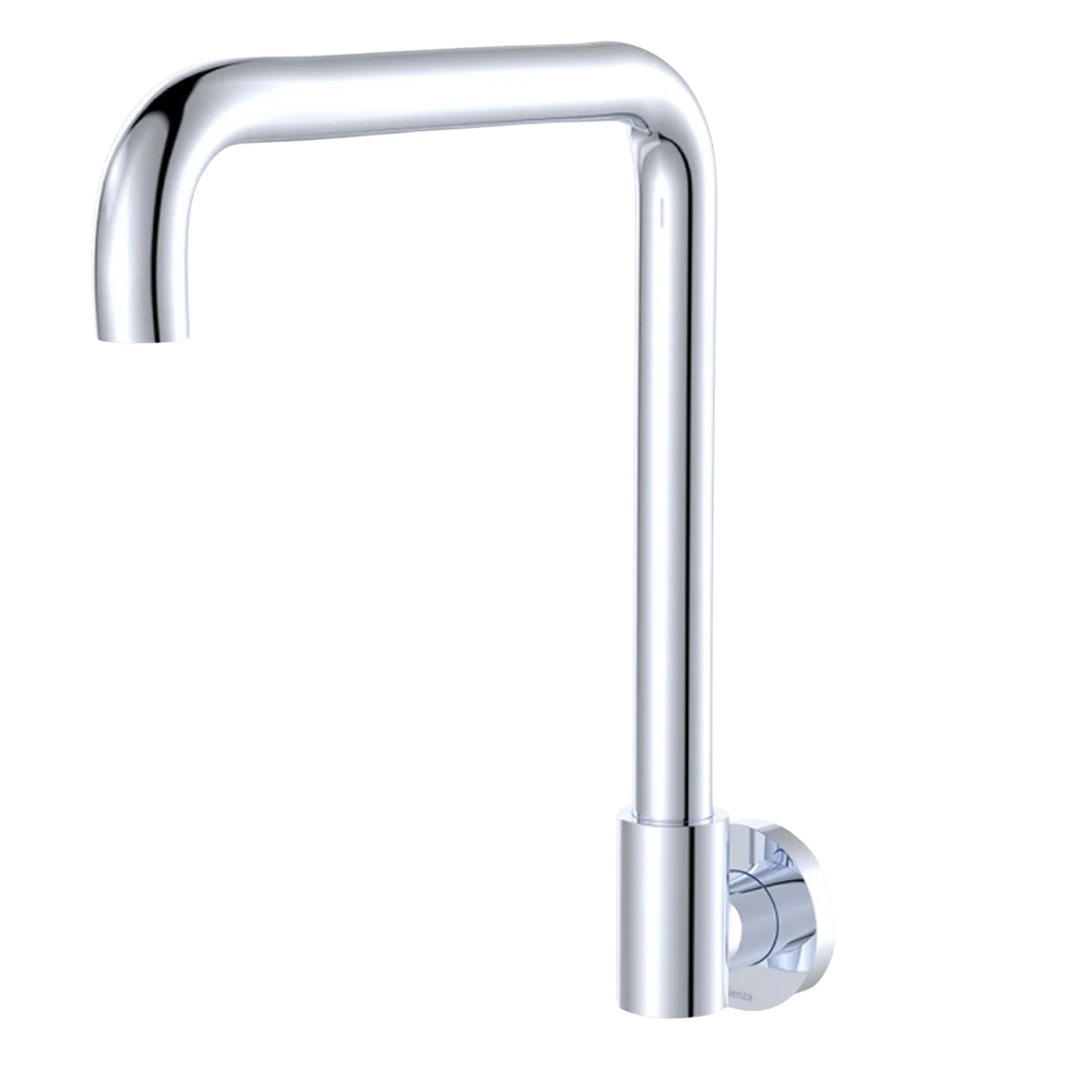 Fienza Kaya Squareline Wall Swivel Outlet Chrome Lead Free - Image 3