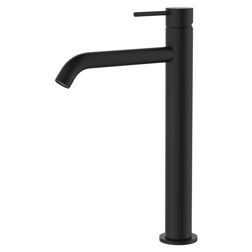 Fienza Kaya Tall Basin Mixer Matte Black Lead Free