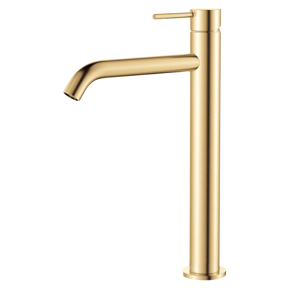 Fienza Kaya Tall Basin Mixer Urban Brass Lead Free