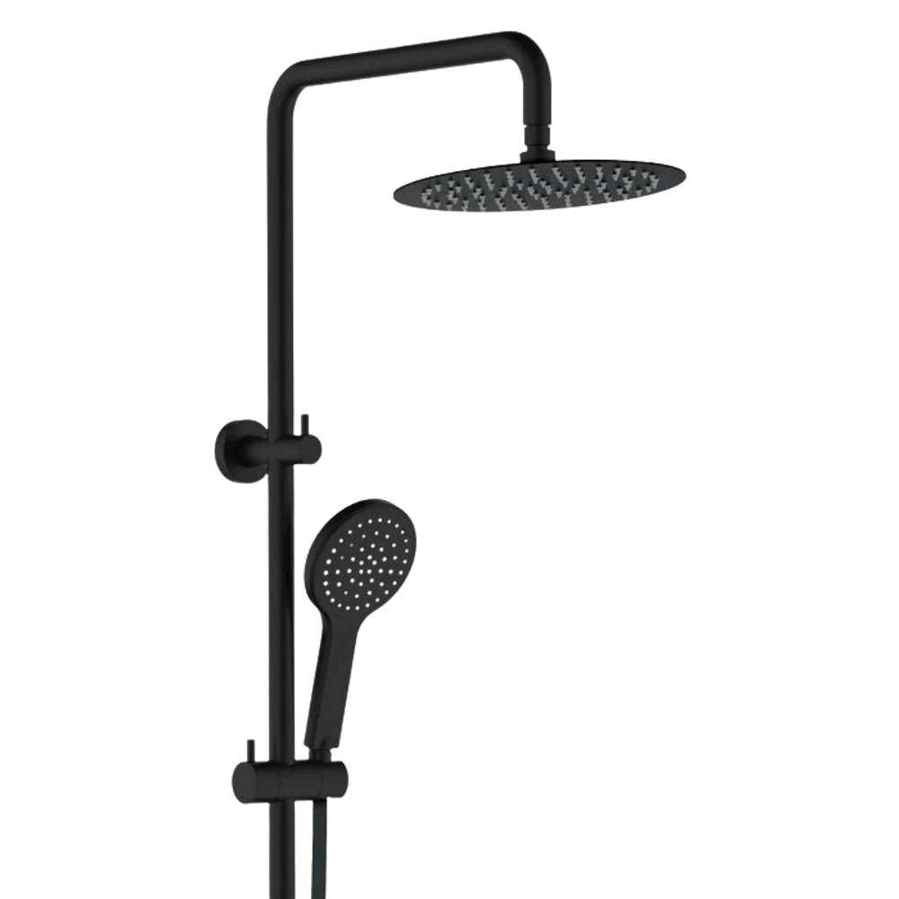 Fienza Kaya Twin Shower Matte Black - Image 3