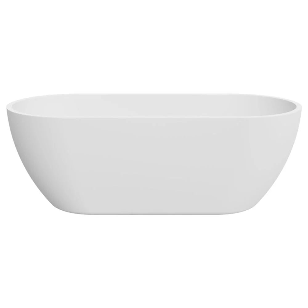 Fienza Koko 1680mm Freestanding Acrylic Bath Matte White - Image 7