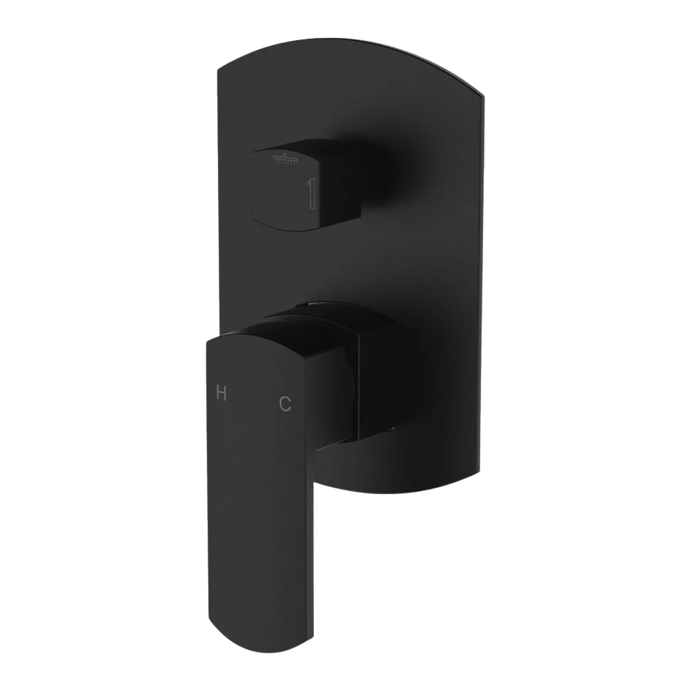 Fienza Koko Wall Diverter Mixer Matte Black - Image 3