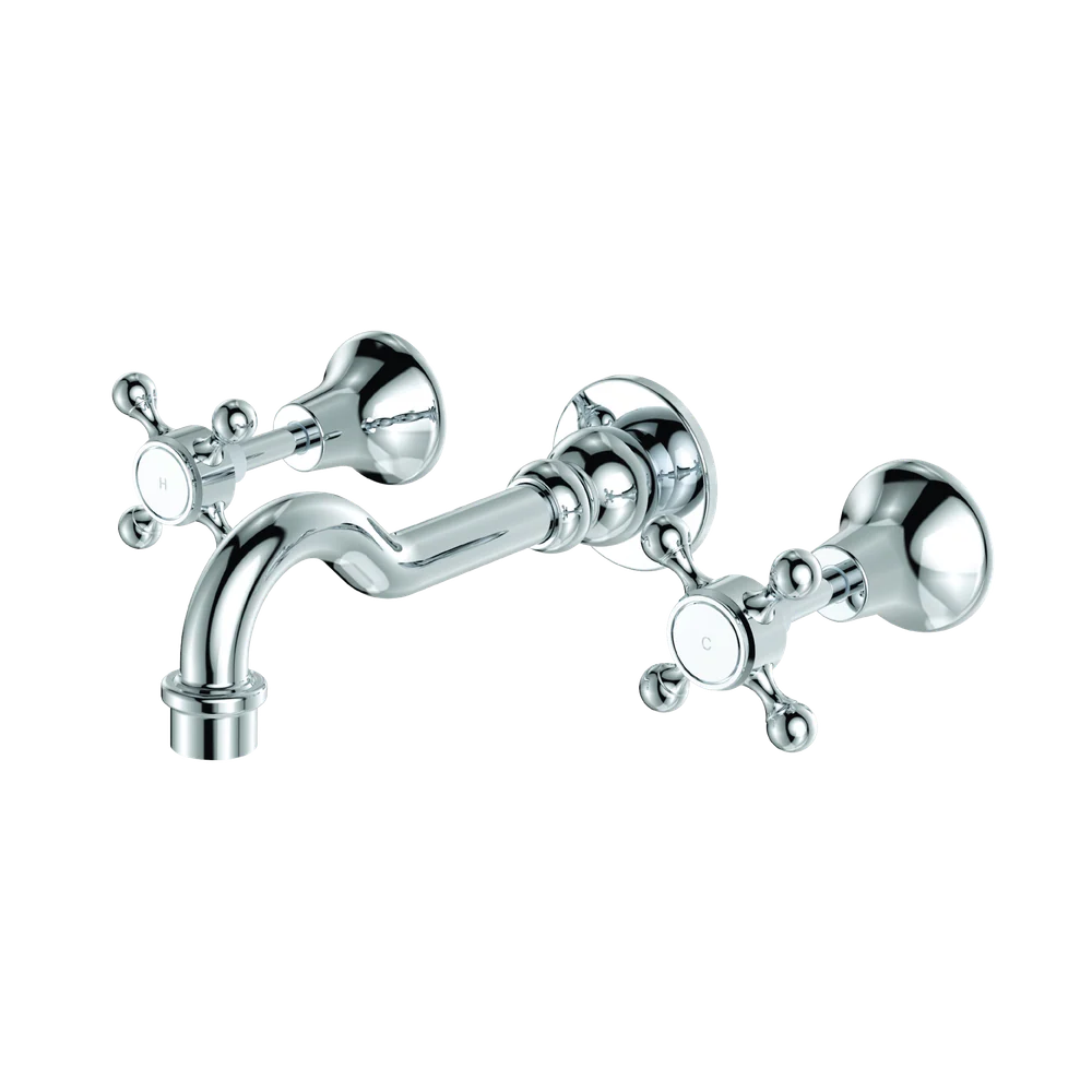 Fienza Lillian Basin/Bath Wall Set Chrome Lead Free - Image 3