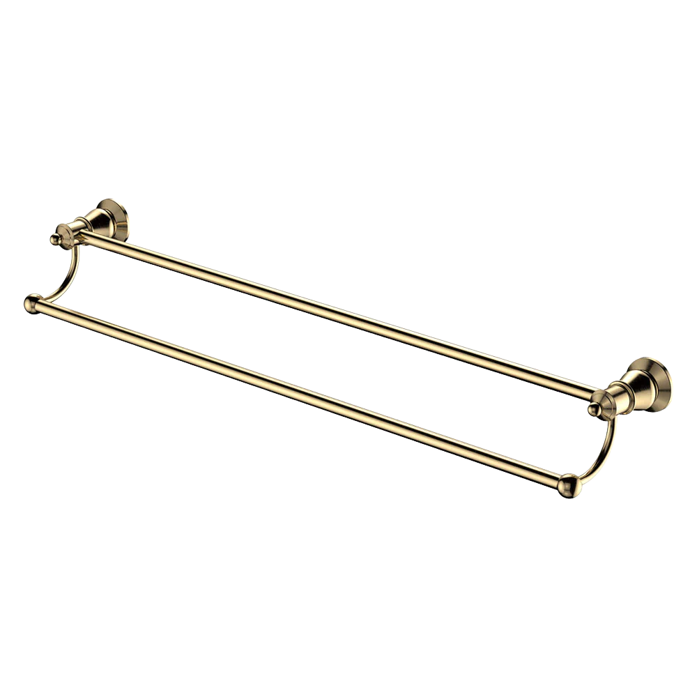 Fienza Lillian Double Towel Rail Urban Brass