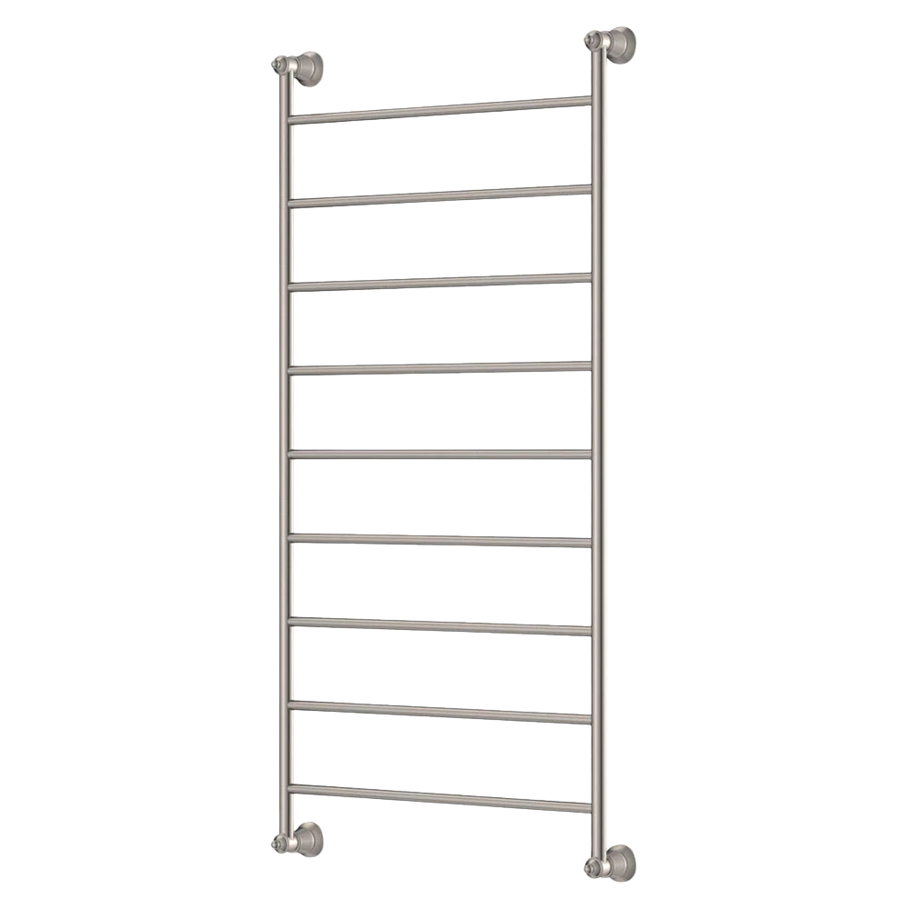 Fienza Lillian Heated Towel Rail 600 x 1200mm Brushed Nickel - Image 3