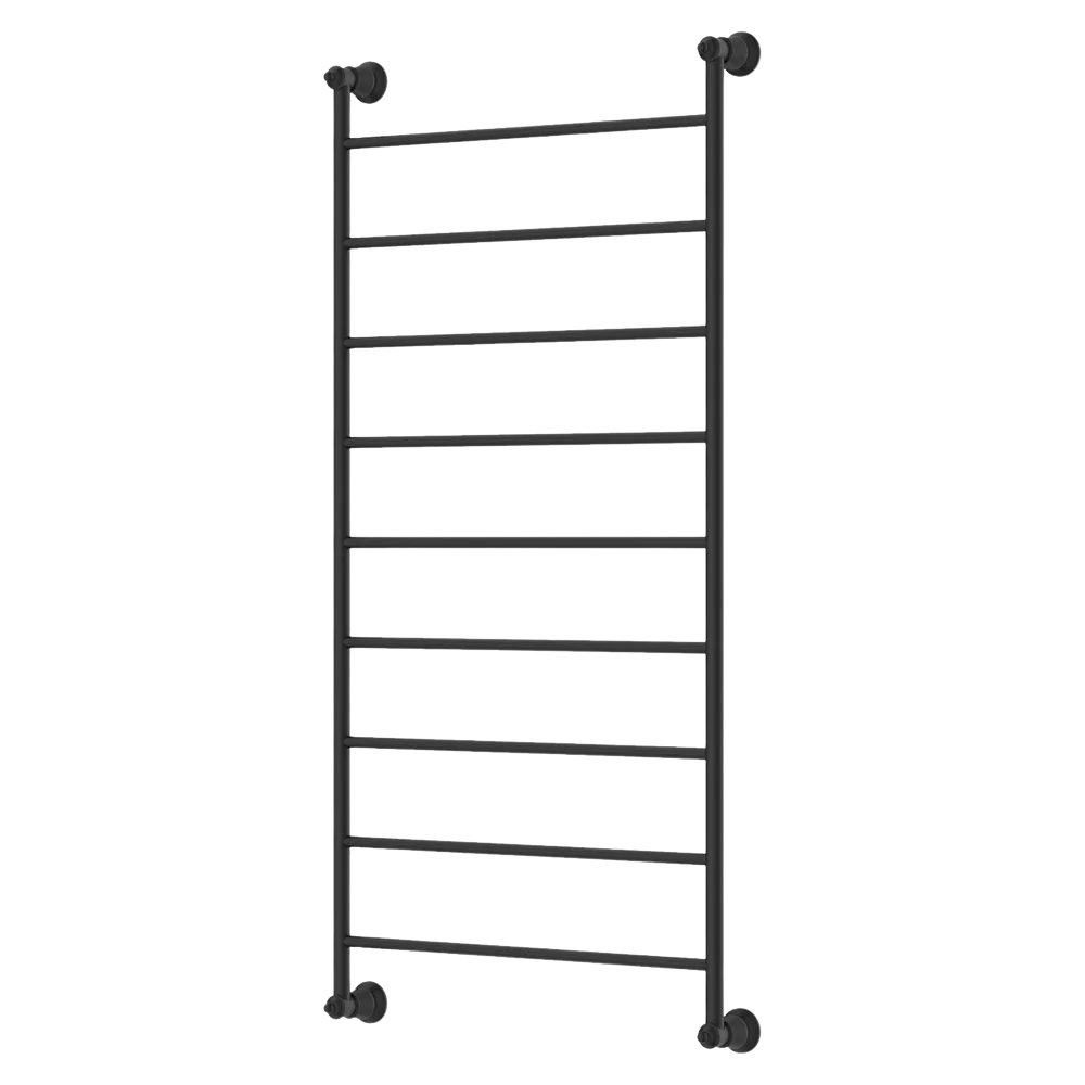 Fienza Lillian Heated Towel Rail 600 x 1200mm Matte Black - Image 3