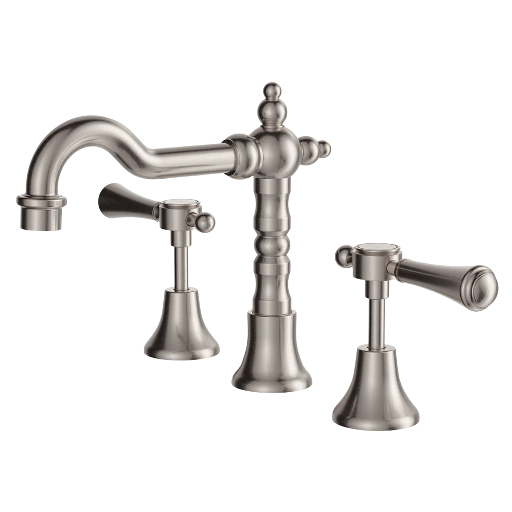 Fienza Lillian Lever Basin Set Brushed Nickel Lead Free - Image 3