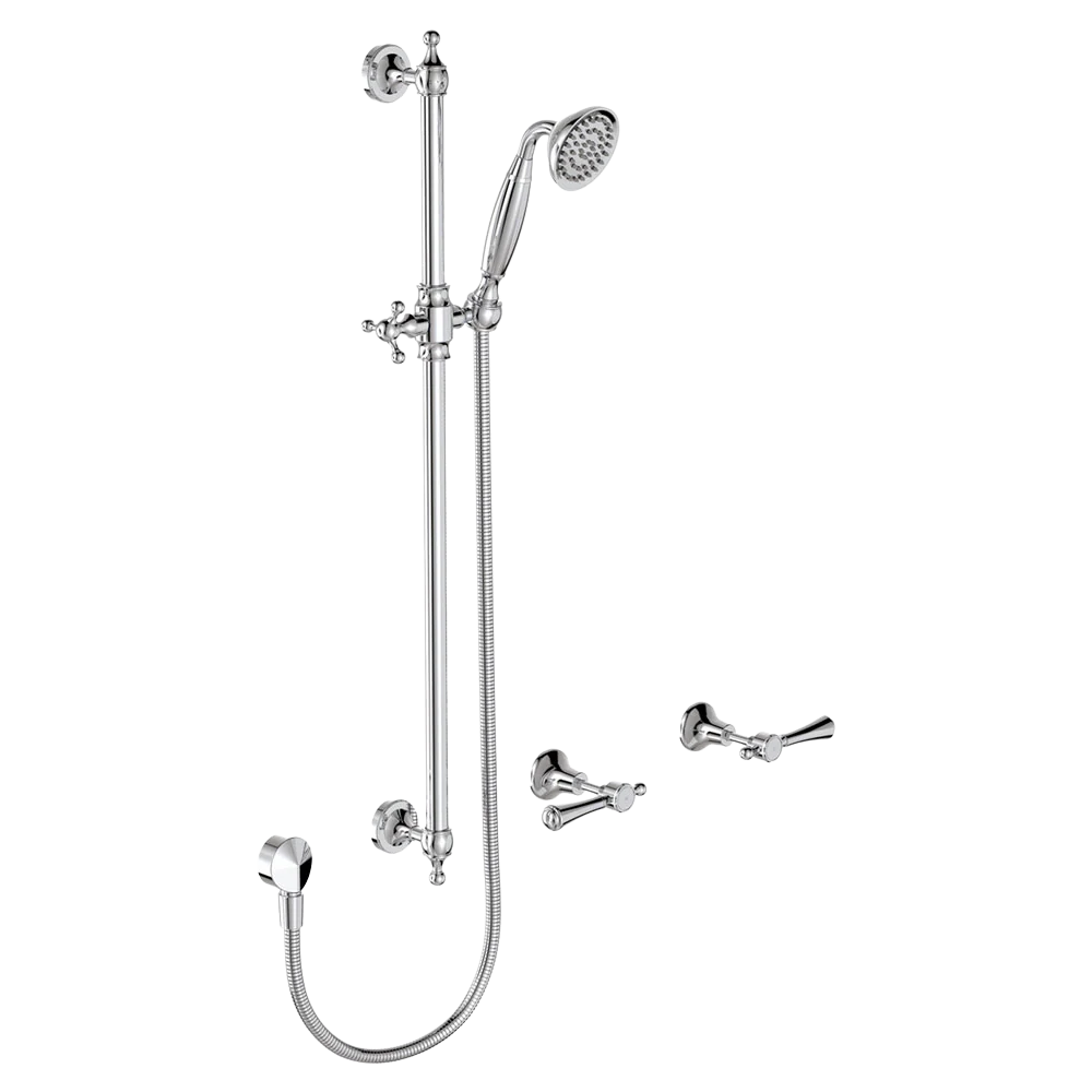 Fienza Lillian Lever Rail Shower Set Chrome - Image 3