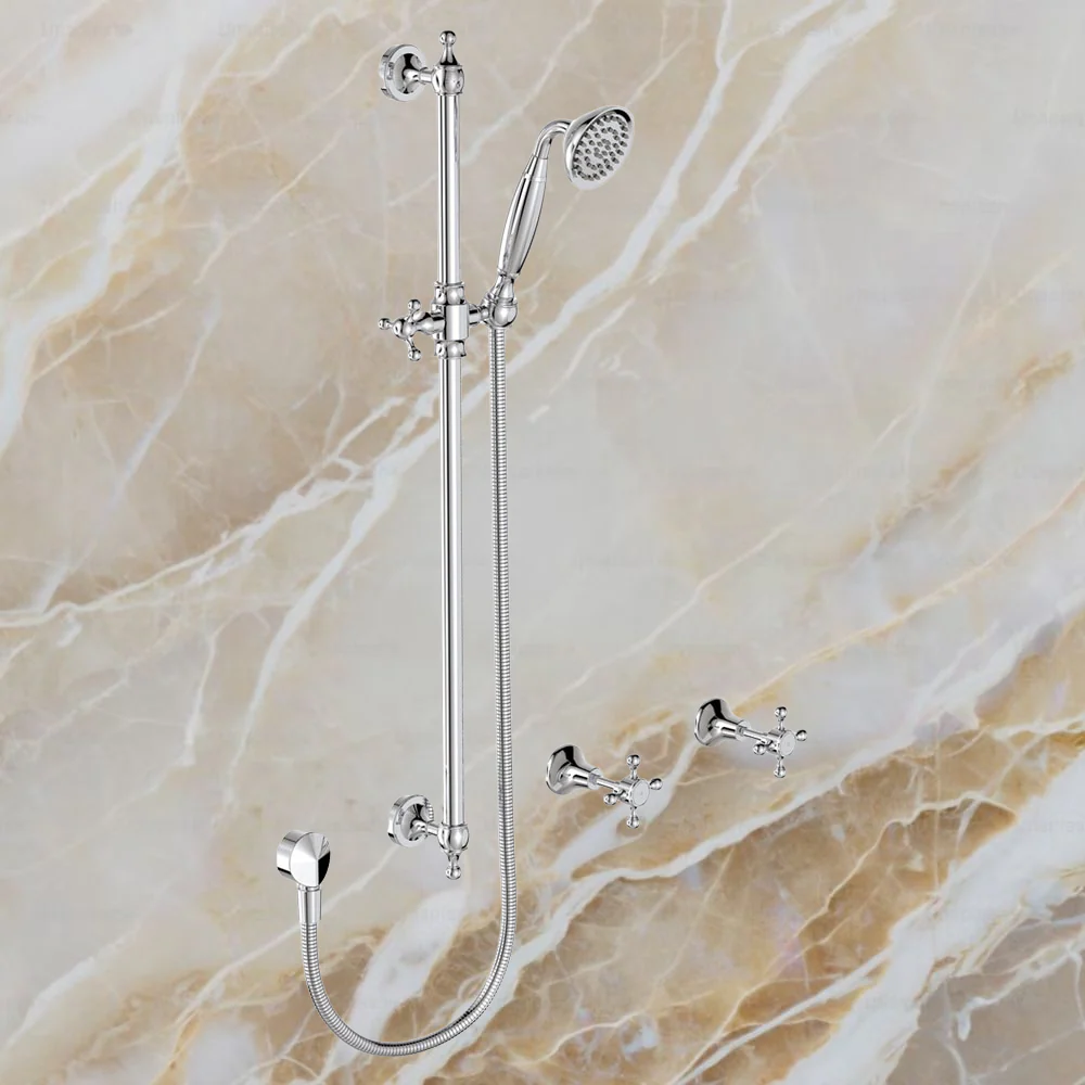 Fienza Lillian Rail Shower Set Chrome - Image 2