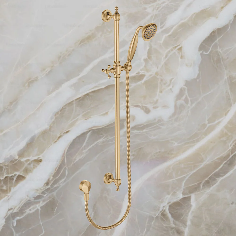Fienza Lillian Rail Shower Urban Brass - Image 2