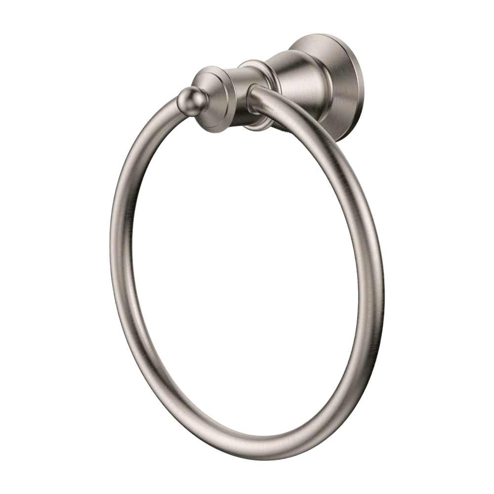 Fienza Lillian Towel Ring Brushed Nickel