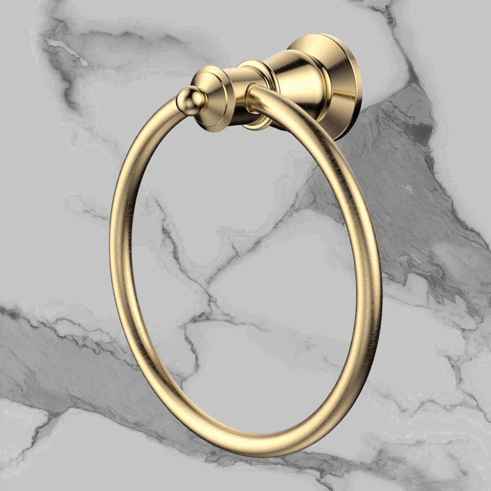 Fienza Lillian Towel Ring Urban Brass - Image 2