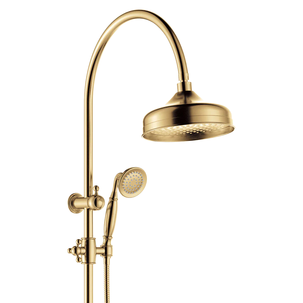 Fienza Lillian Twin Shower Urban Brass - Image 3