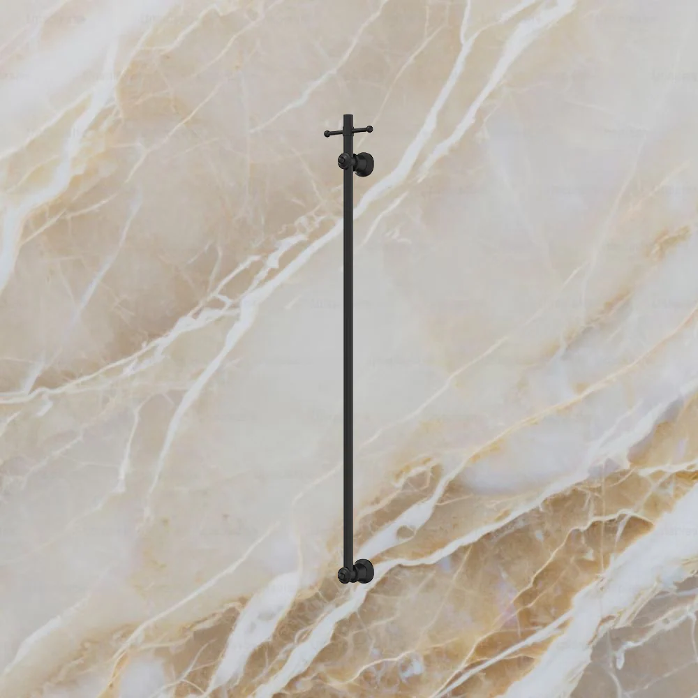 Fienza Lillian Vertical Heated Towel Rail 93 x 1000mm Matte Black - Image 2