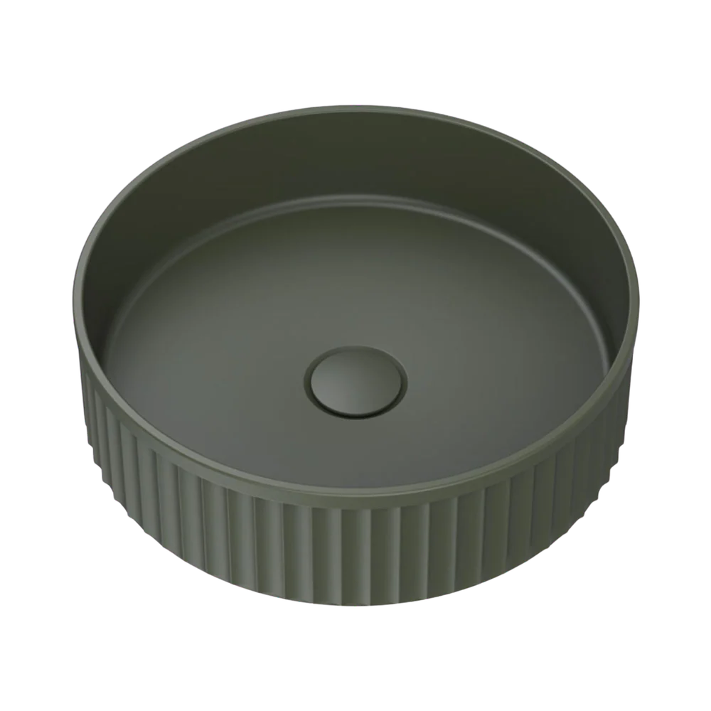 Fienza Minka Round Solid Surface Above Counter Basin Forest