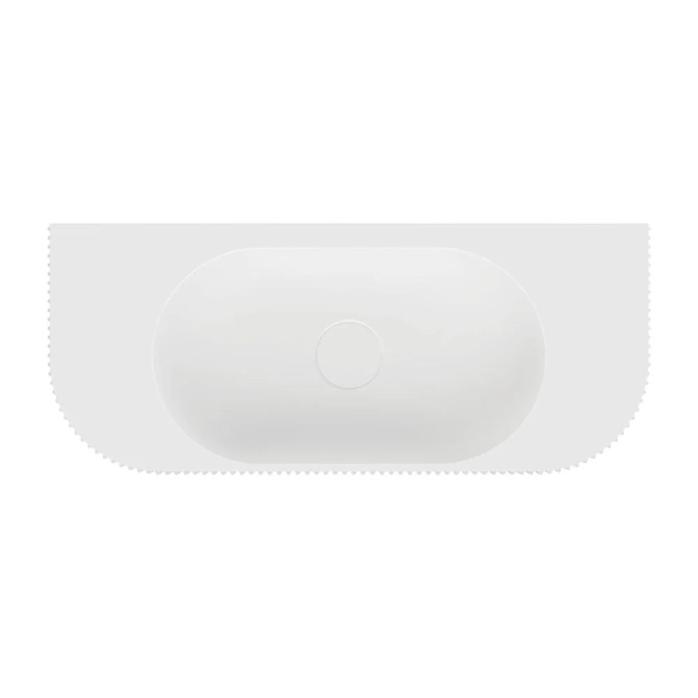 Fienza Minka Solid Surface Wall Hung Basin Matte White - Image 7