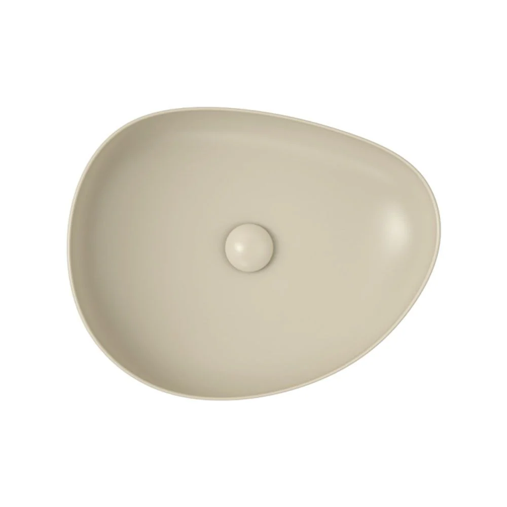 Fienza Pebble Medium Above Counter Basin Matte Khaki - Image 6