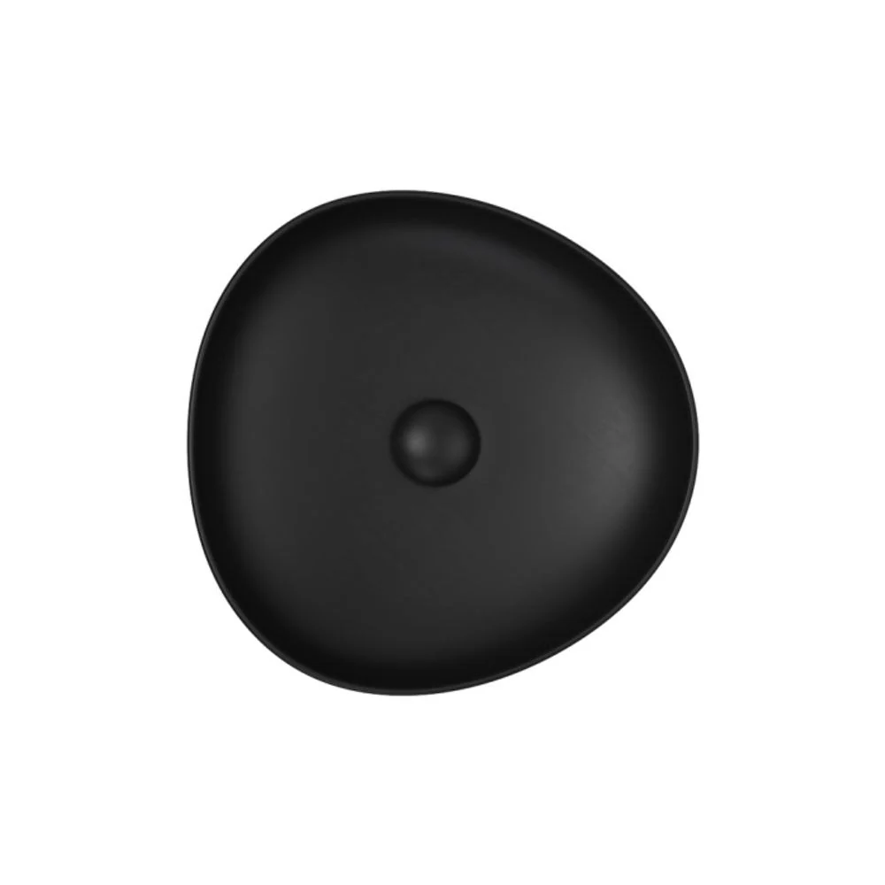 Fienza Pebble Small Above Counter Basin Matte Black - Image 5