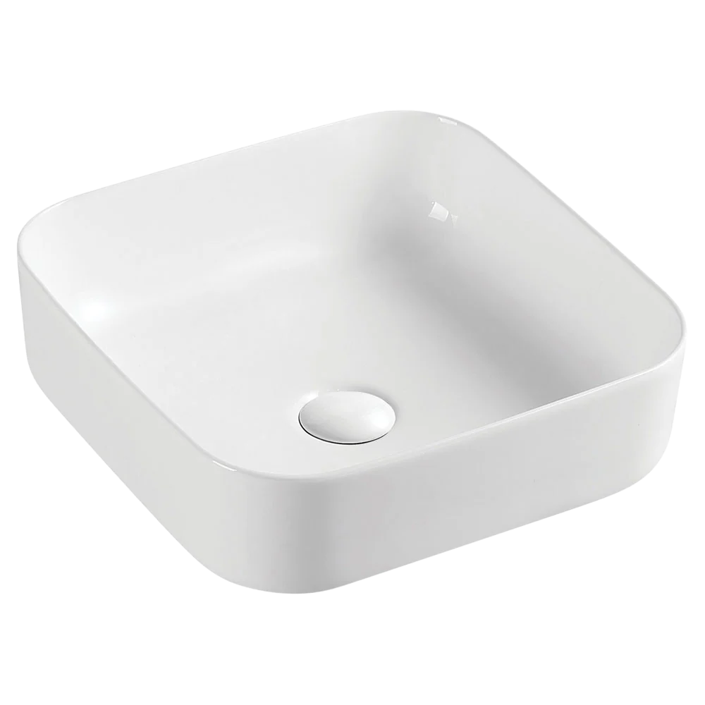 Fienza Petra Above Counter Basin Gloss White - Image 3