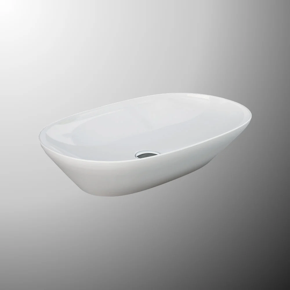 Fienza RAK Variant Above Counter Basin Gloss White - Image 2