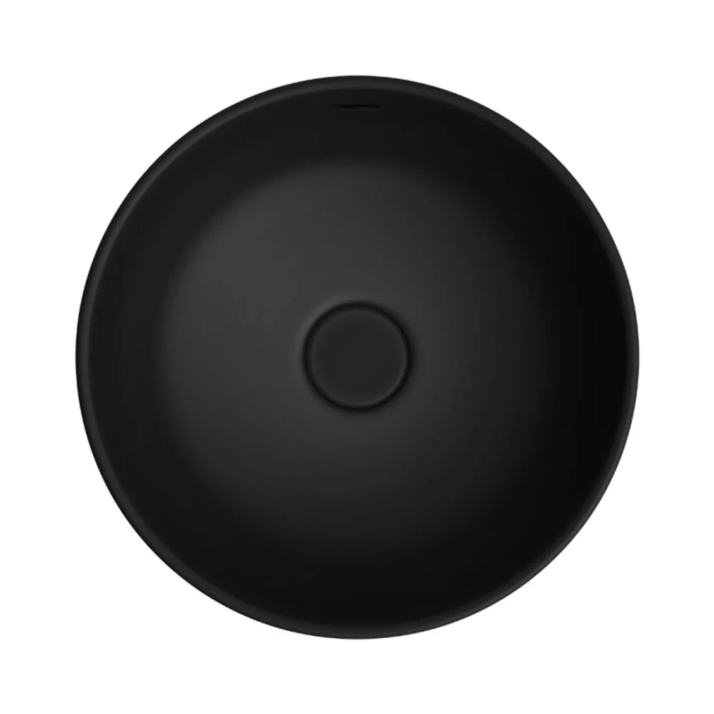 Fienza Reba Luxe Above Counter Basin with Overflow Matte Black - Image 5