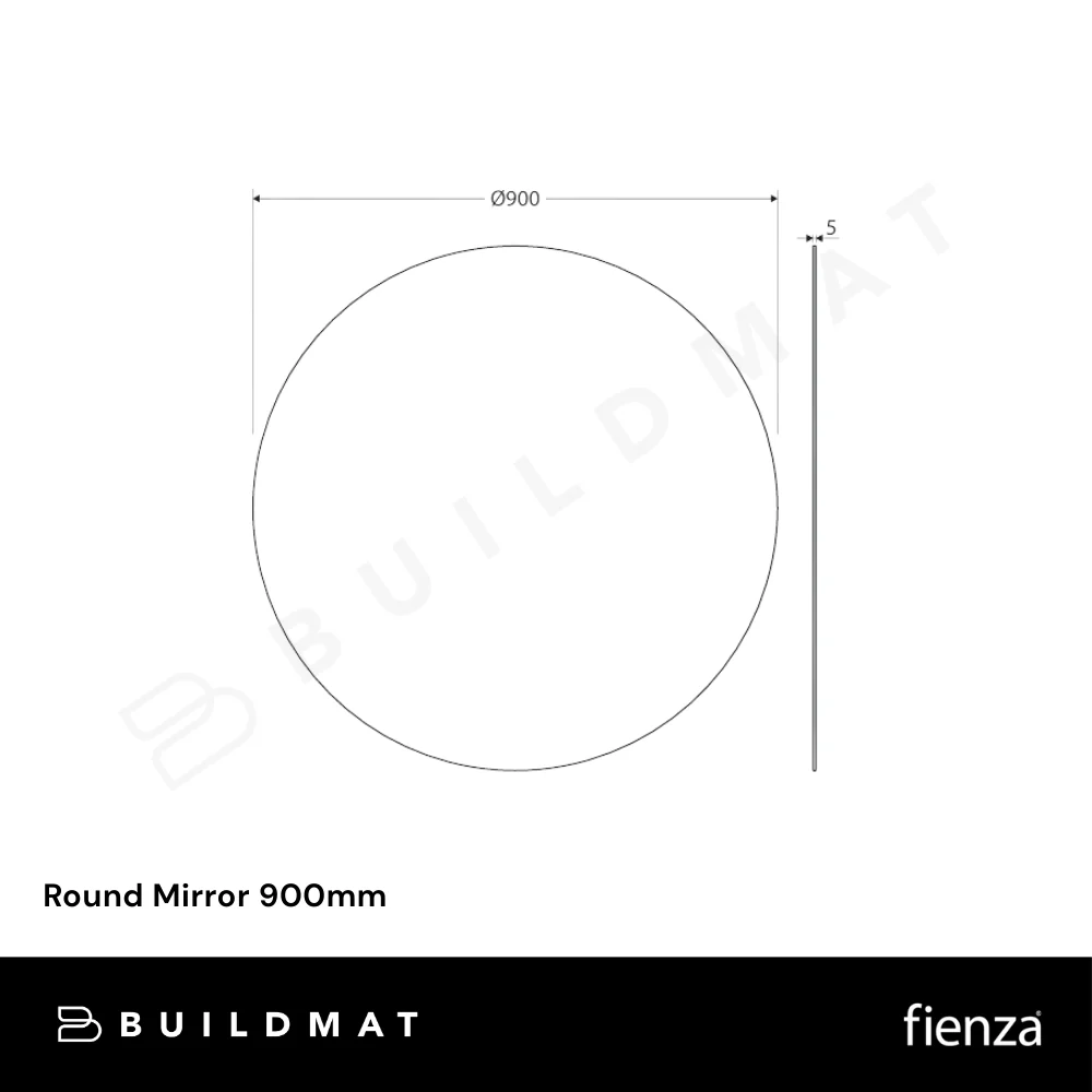 Fienza Round Mirror 900mm - Image 4
