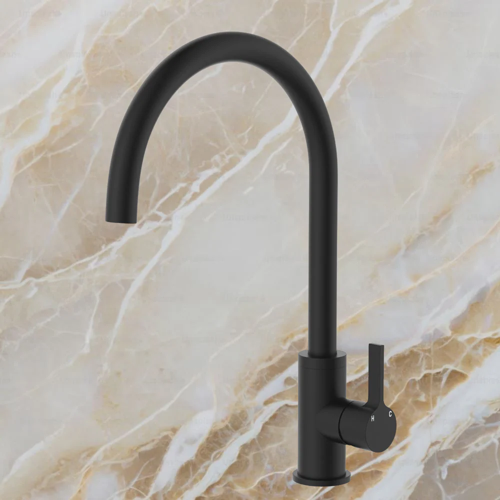 Fienza Sansa Sink Mixer Matte Black Lead Free - Image 2