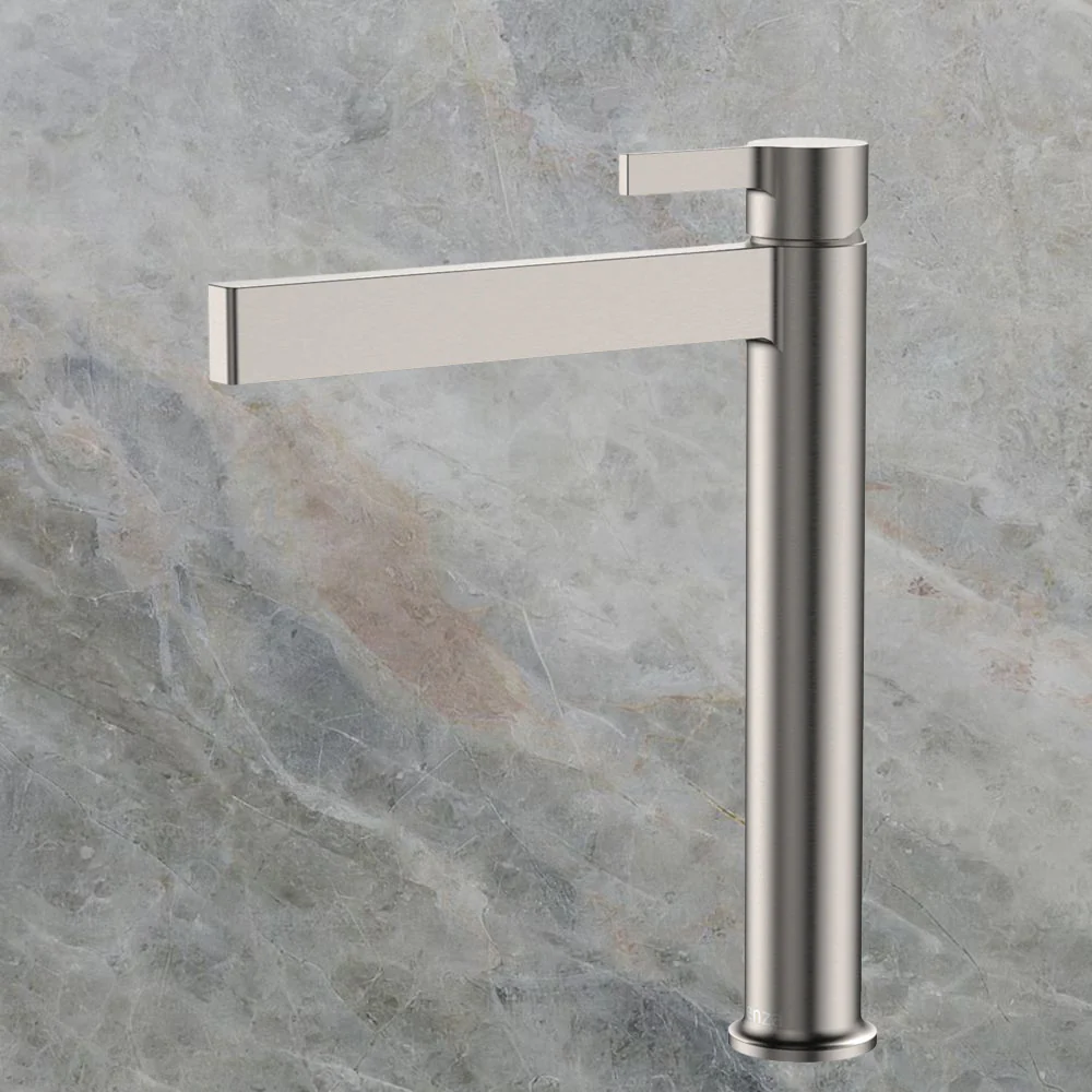 Fienza Sansa Tall Basin Mixer Brushed Nickel Lead Free - Image 2
