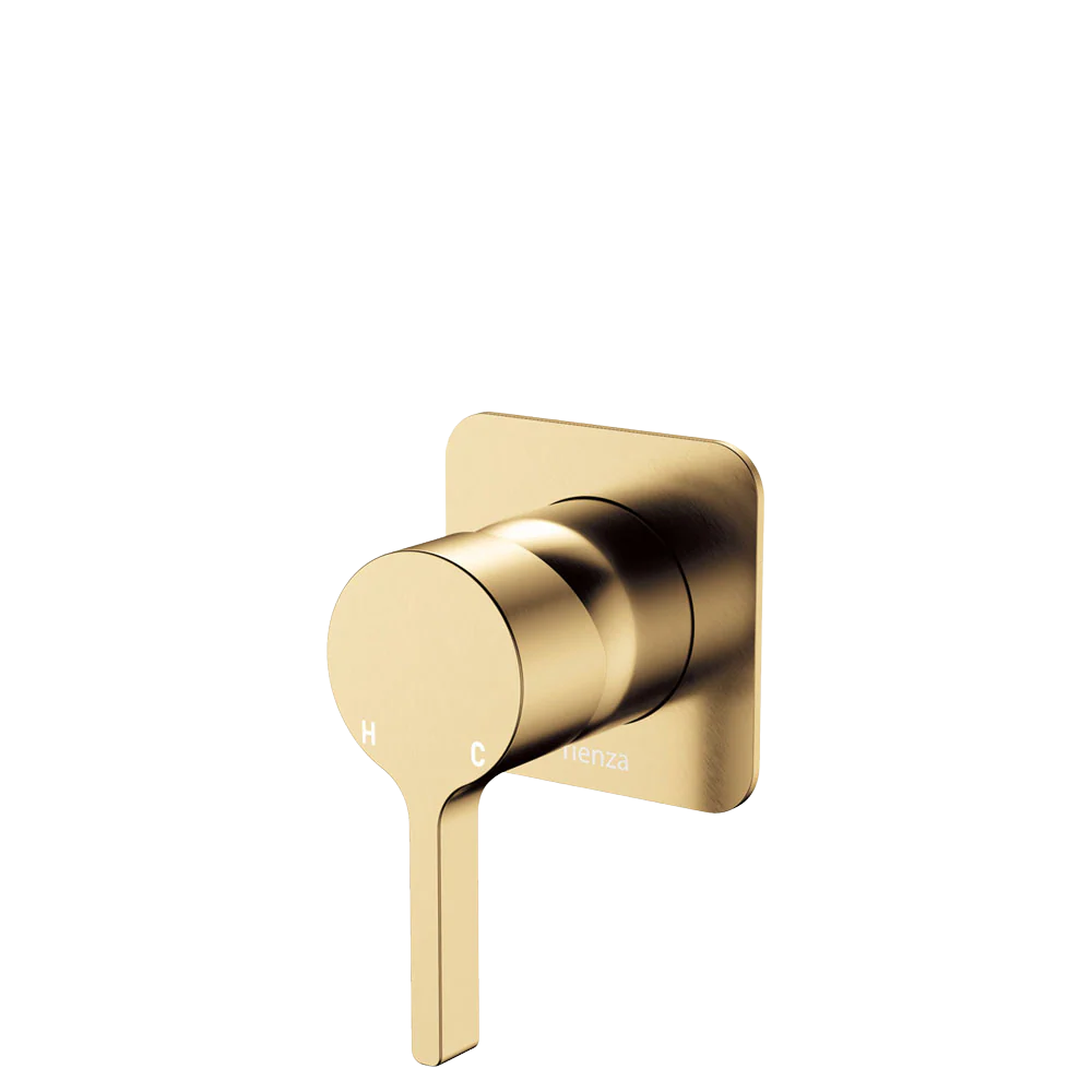 Fienza Sansa Wall Mixer Square Plate Urban Brass Lead Free