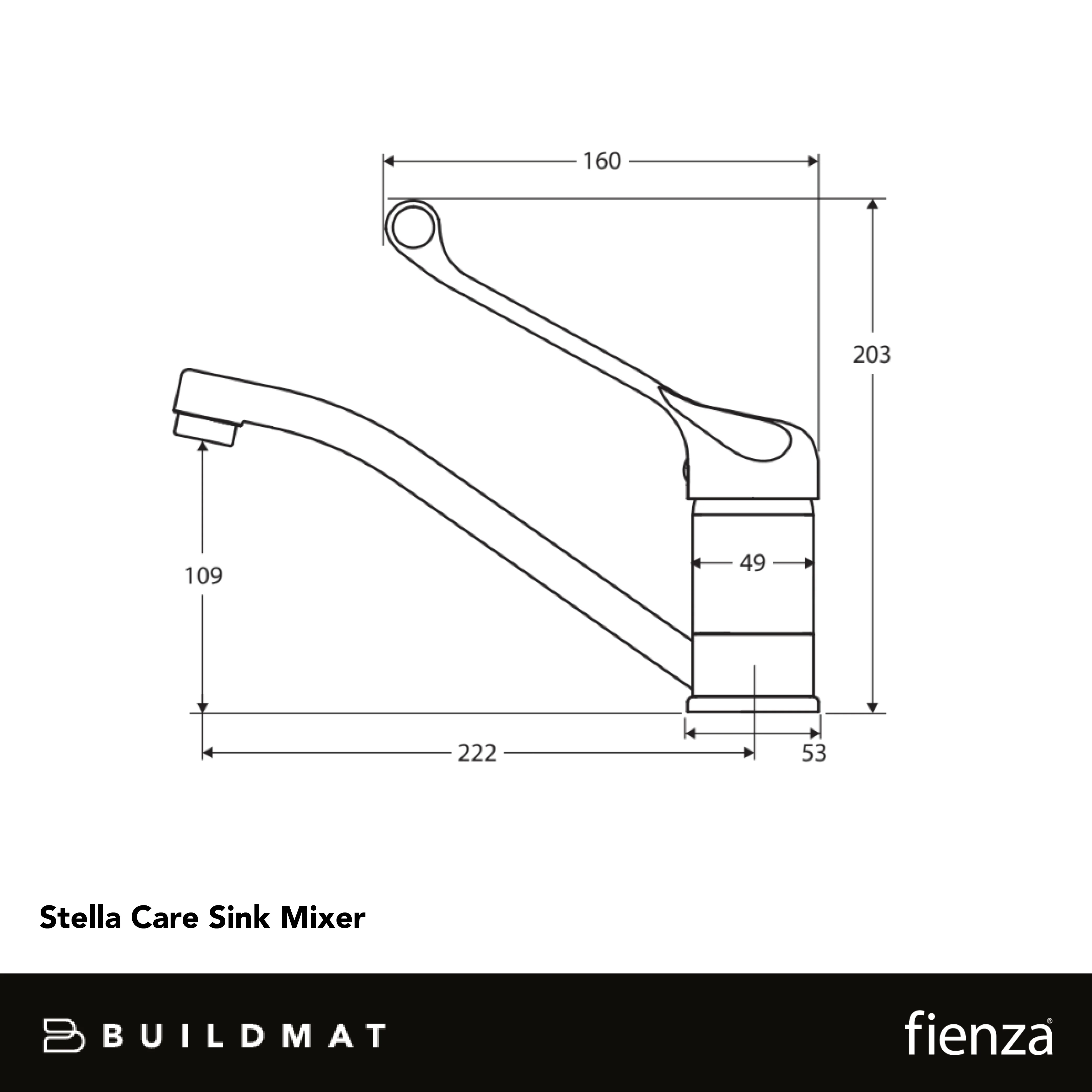 Fienza Stella Care Sink Mixer Chrome Lead Free - Image 4