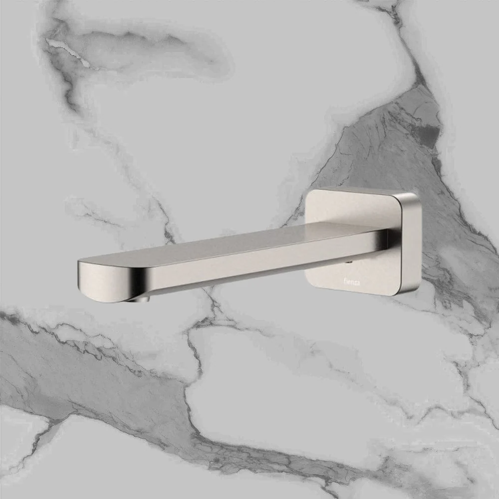 Fienza Tono 180 mm Basin/Bath Outlet Brushed Nickel Lead Free - Image 2