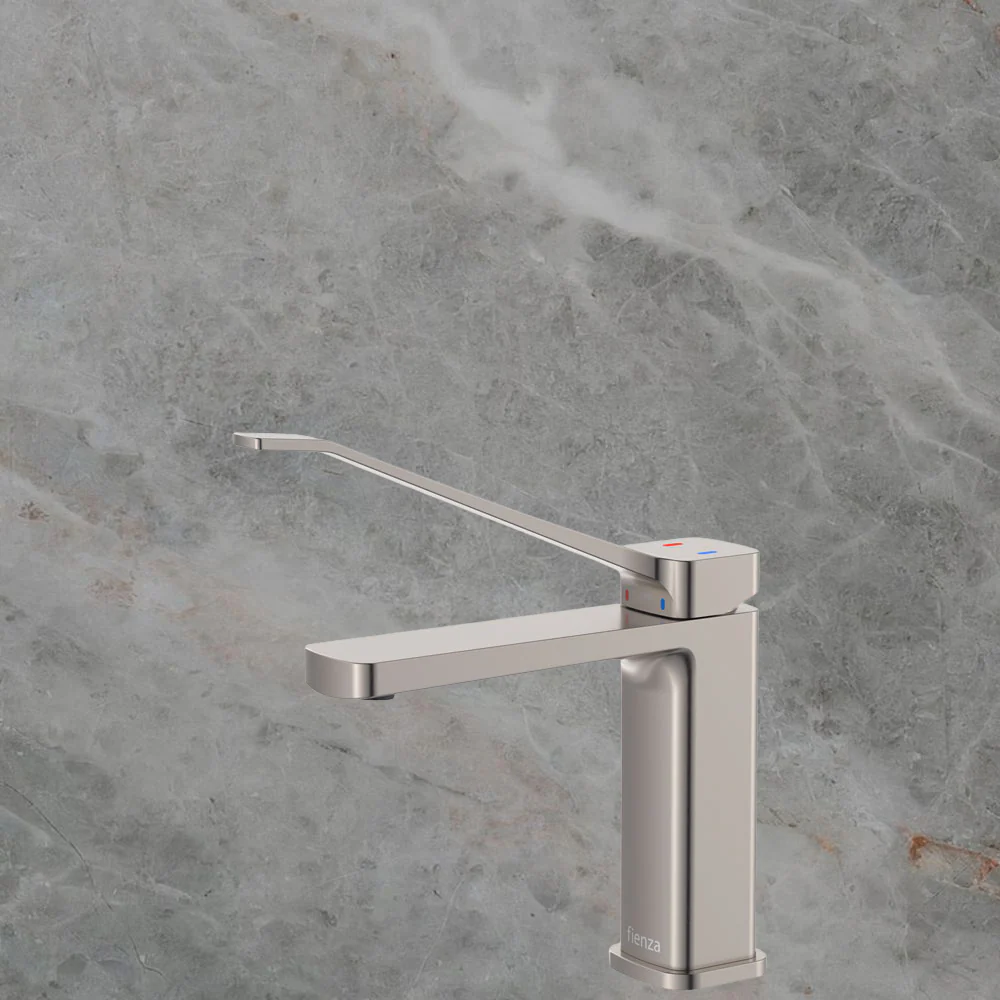 Fienza Tono Care Basin Mixer Brushed Nickel Lead Free - Image 2