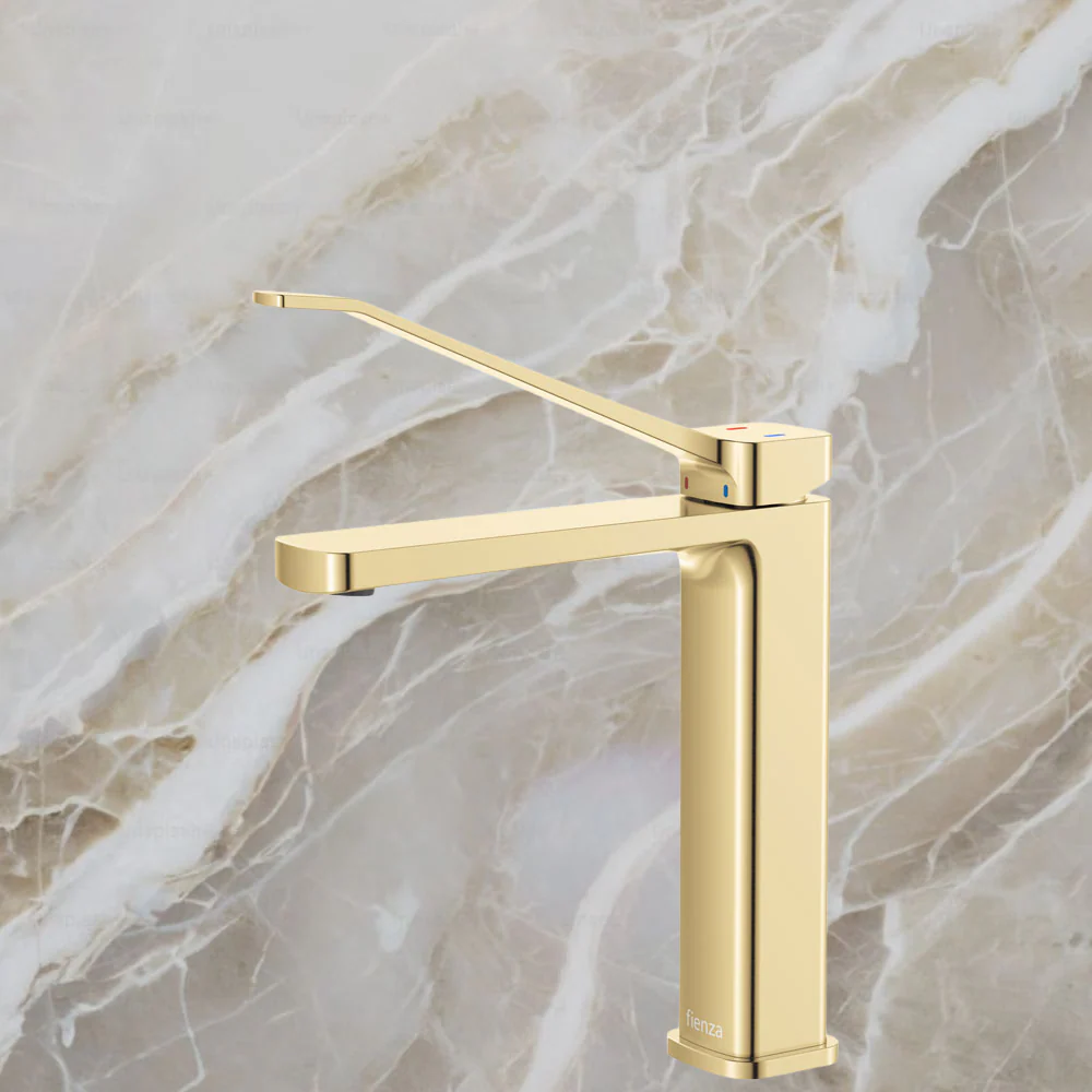 Fienza Tono Care Medium Basin Mixer Urban Brass Lead Free - Image 2